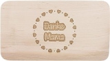 Brotzeitbrett Holz mit Gravur “Danke Mama !”