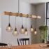 EGLO Pendellampe Townshend, 6 flammige Vintage Pendelleuchte