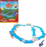 Mighty Express Schienen Set mit Push-and-Go Zug Mechaniker Milo – 32-teiliges Schienenset mit Zug in Sonderausführung